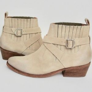 All Saints Suede Leather Ankle Boot 38.5